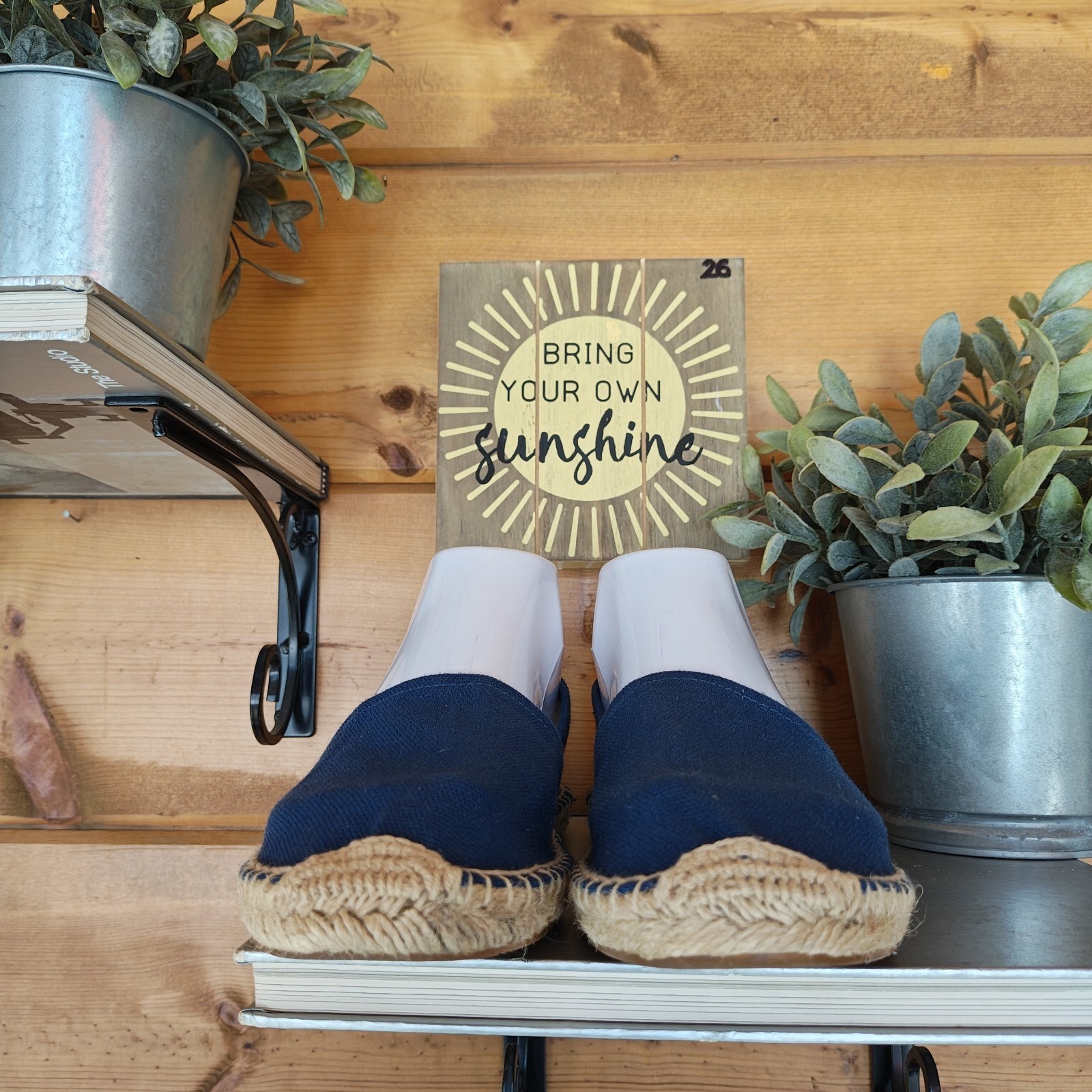 Soludos Dali Blue Espadrilles Slip On Shoes Canvas Loafer Flats Jute Boho Sz 8.5 — image 5 of 8